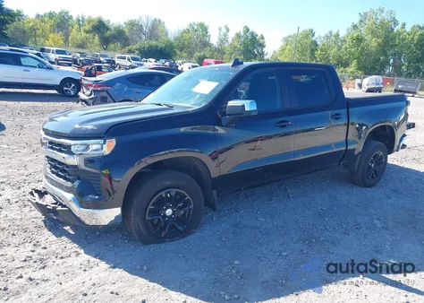 2024 Chevrolet Silverado 1500 4Wd Short Bed Lt With 2Fl из США, поврежденный, VIN 1GCPDKEK0RZ117742